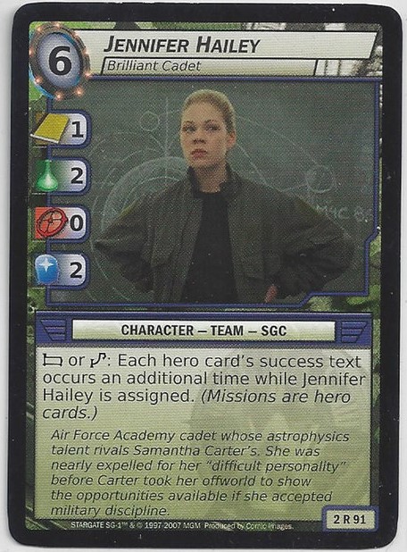 Jennifer Hailey, Brilliant Cadet